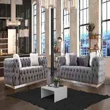 California Sofa Suite Sets in Luxury Velvet